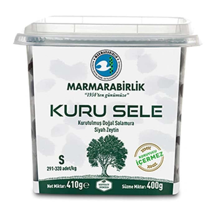 Marmarabirlik Dried Natural Black Olives
400 g pet x 12