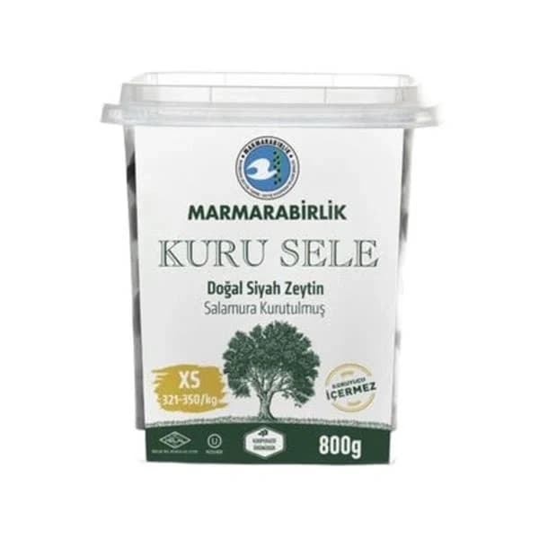 Marmarabirlik Dried Natural Black Olives
800 g pet x 6