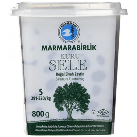 Marmarabirlik Dried Natural Black Olives
800 g pet