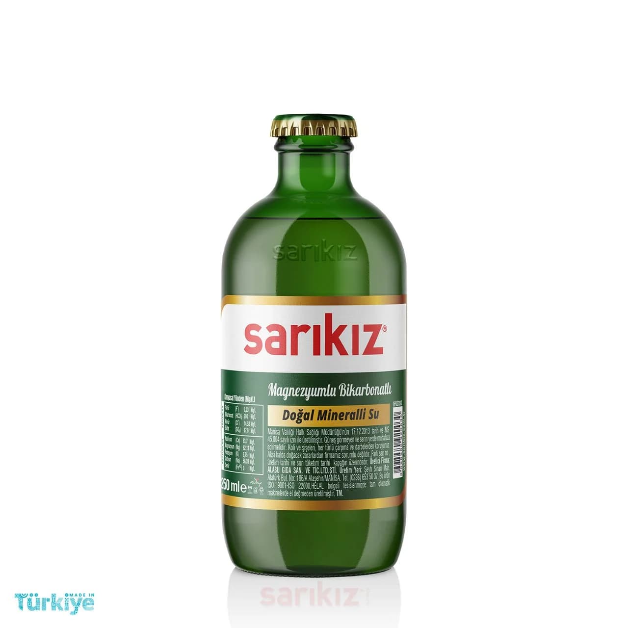 Sarıkız Mineral Water 250 ml x 24 