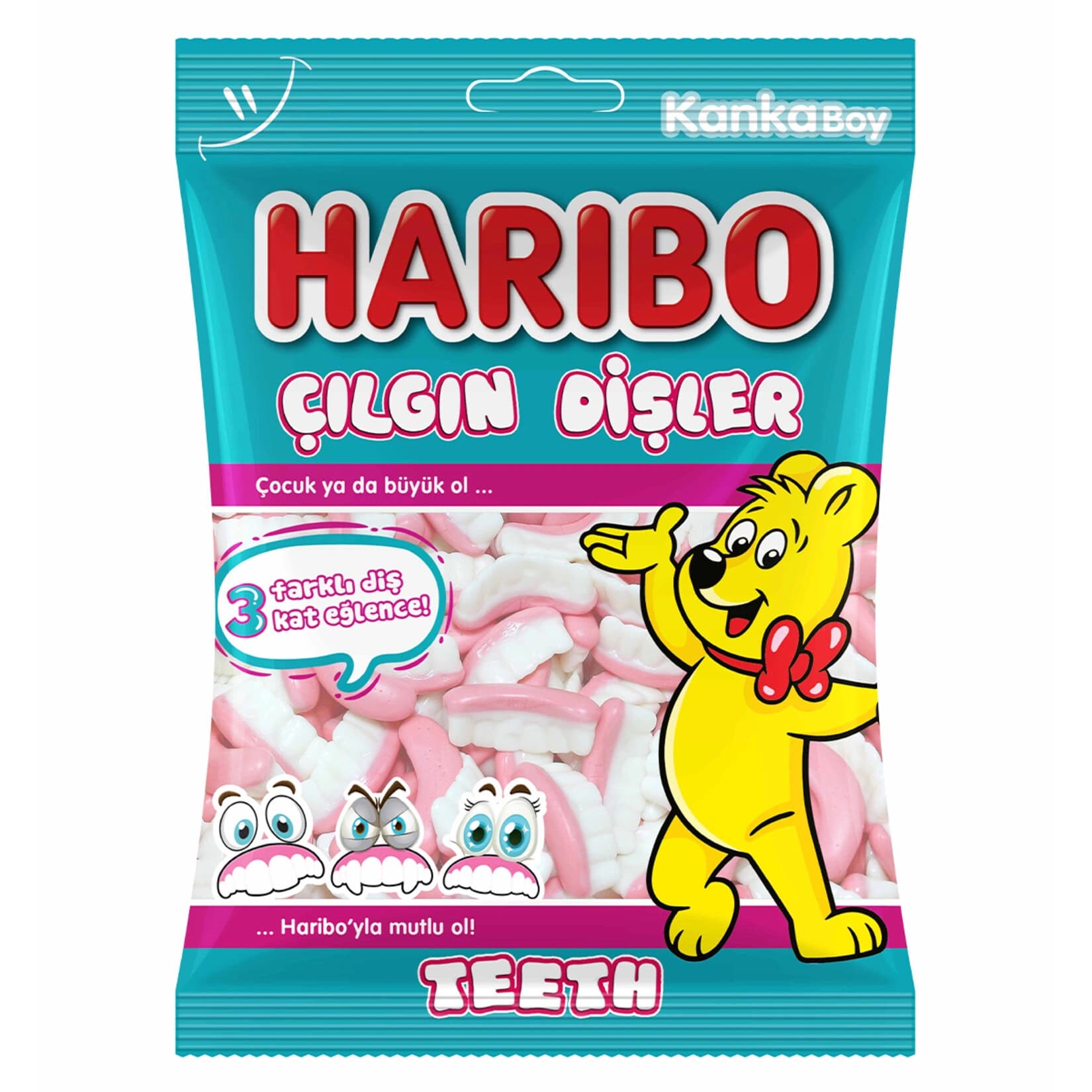 Haribo teeth  80 gr  x24