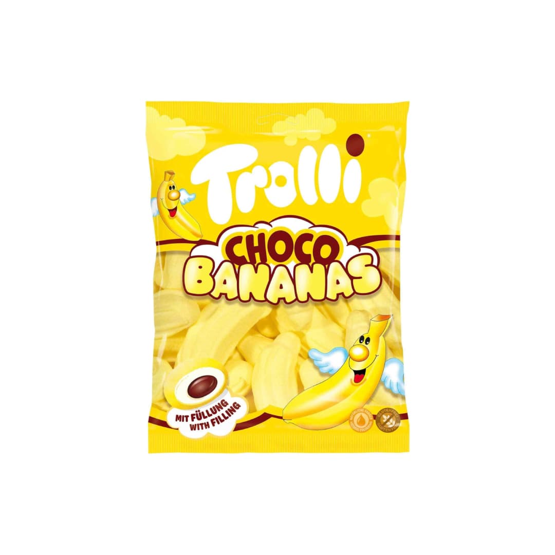 Trolli Choco Banana Mallow 150 gr  x 8