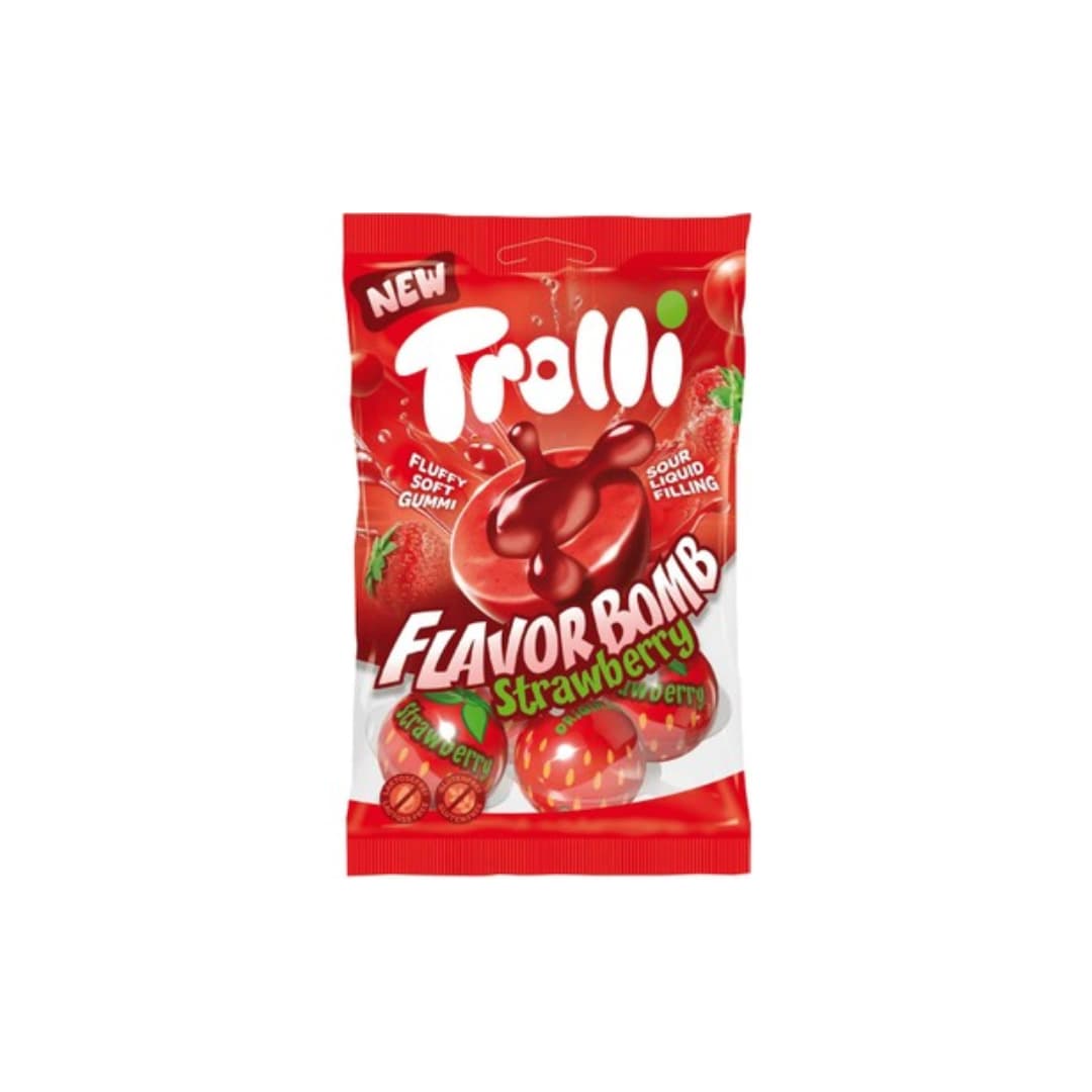 Trolli Flavor Bomb Strawberry 75 gr  x 21