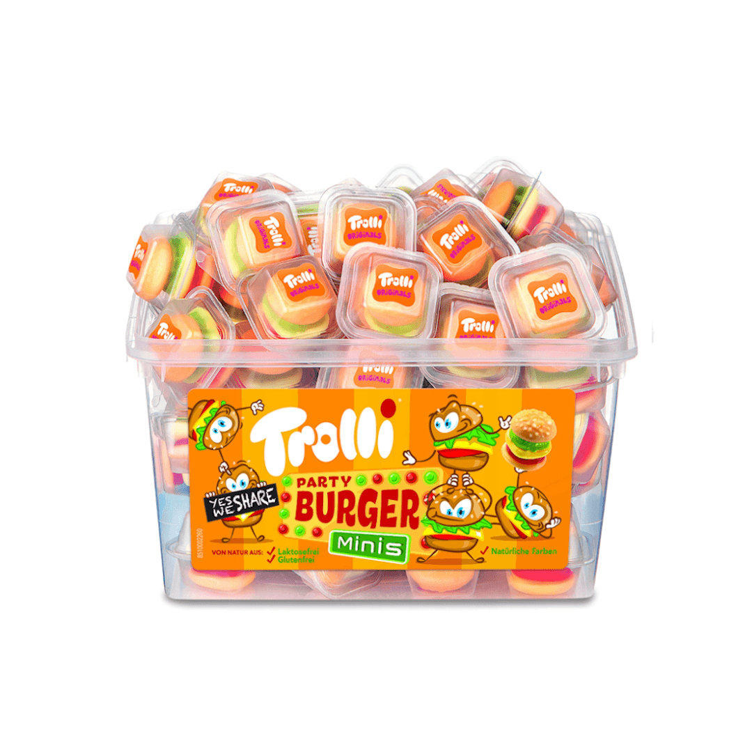 Trolli Mini Burger 60 pcs 