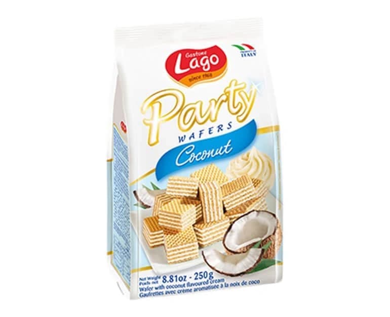 Elledi Party Lago Wafer Coconut 250 gr x 10