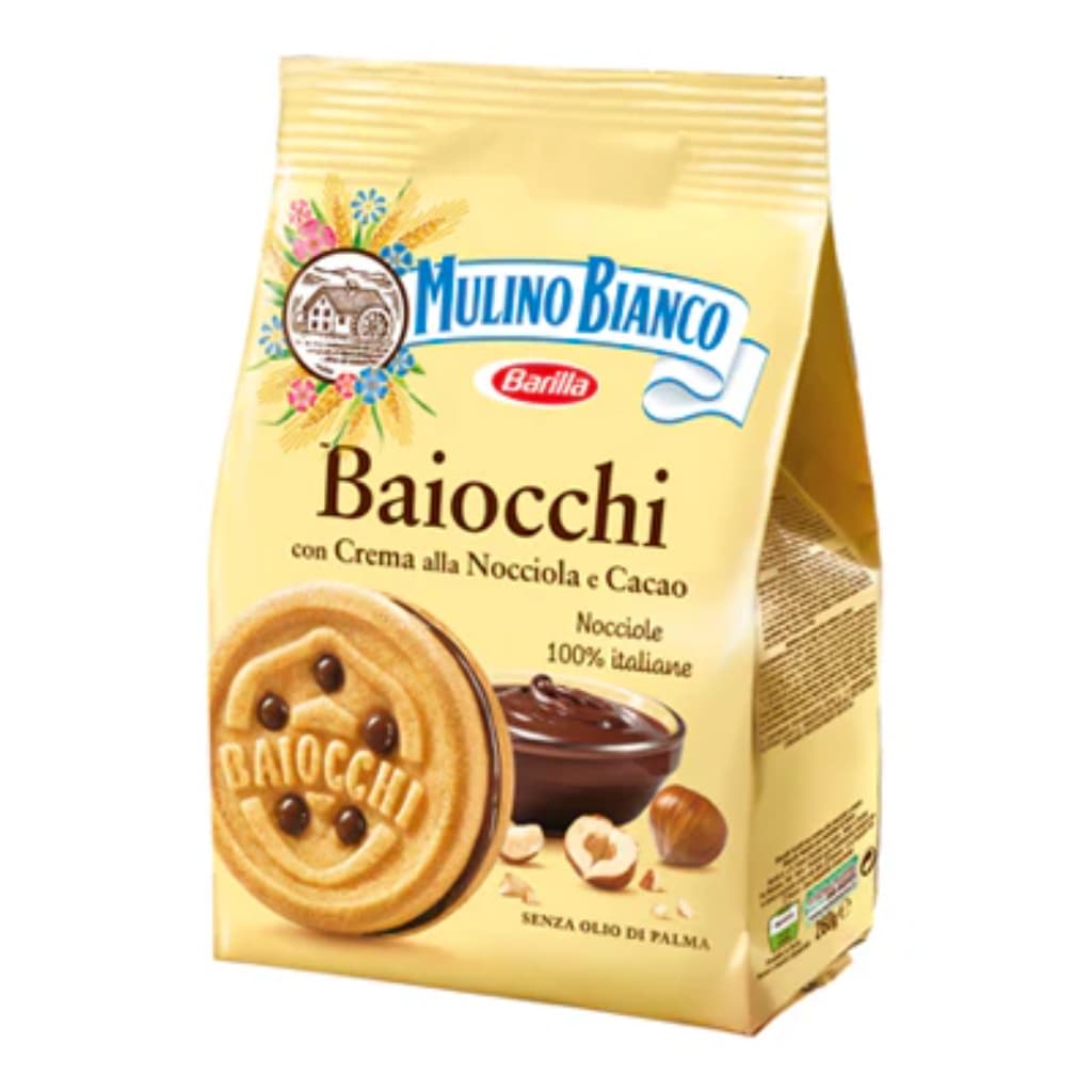 Mulino Bianco Baiocchi 260 gr Nocciola x 10
