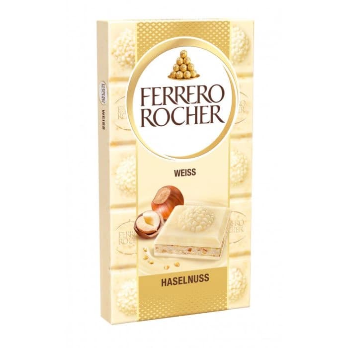 Ferrero Rocher Tafel Weiss 90 g x 8