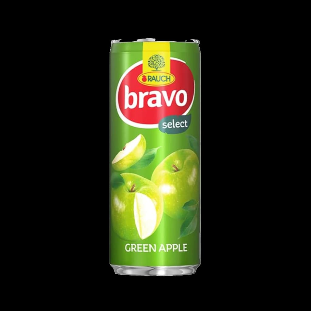 Rauch Bravo Green Apple Juice 250 ml x 24