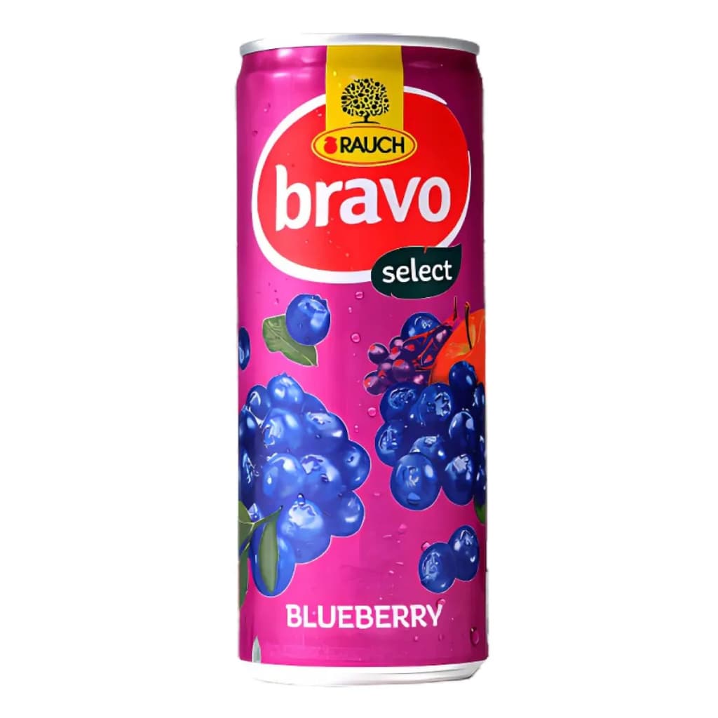 Rauch Bravo Blueberry Juice 250 ml x 24